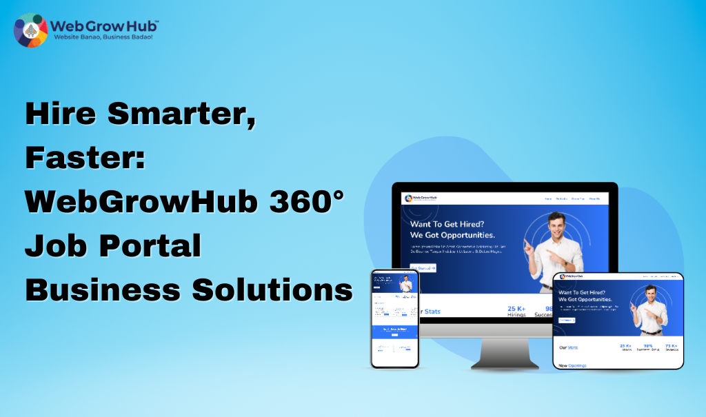 Supercharge Recruitment with WebGrowHub 360° Job Portal Solution