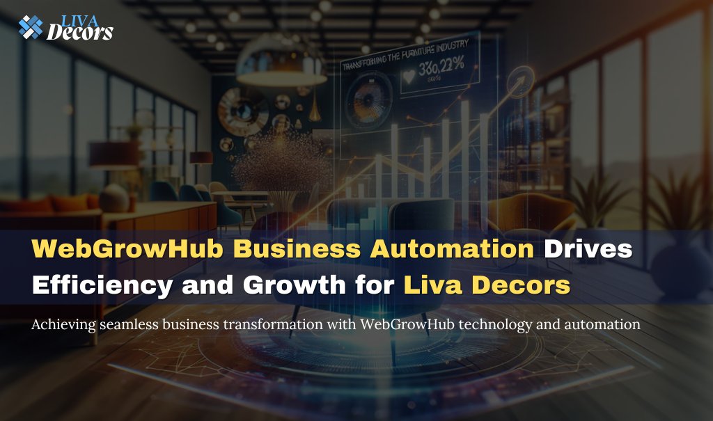 WebGrowHub Business Process Automation Drives Efficiency and Growth for Liva Decors